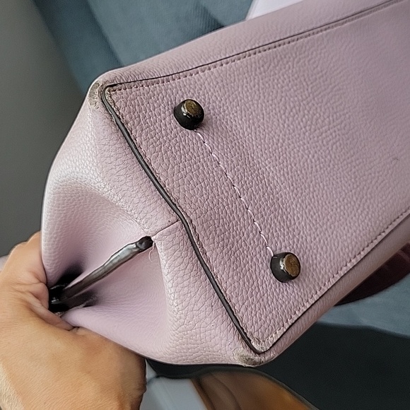 COACH 💜 Willow shoulder bag in ice purple colorblock purse C2590 - Picture 11 of 16